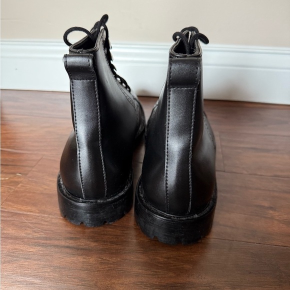 NWOT Damen Frost Paris Black Leather Cap Toe Men\'s Boots-Size 11 main image 12